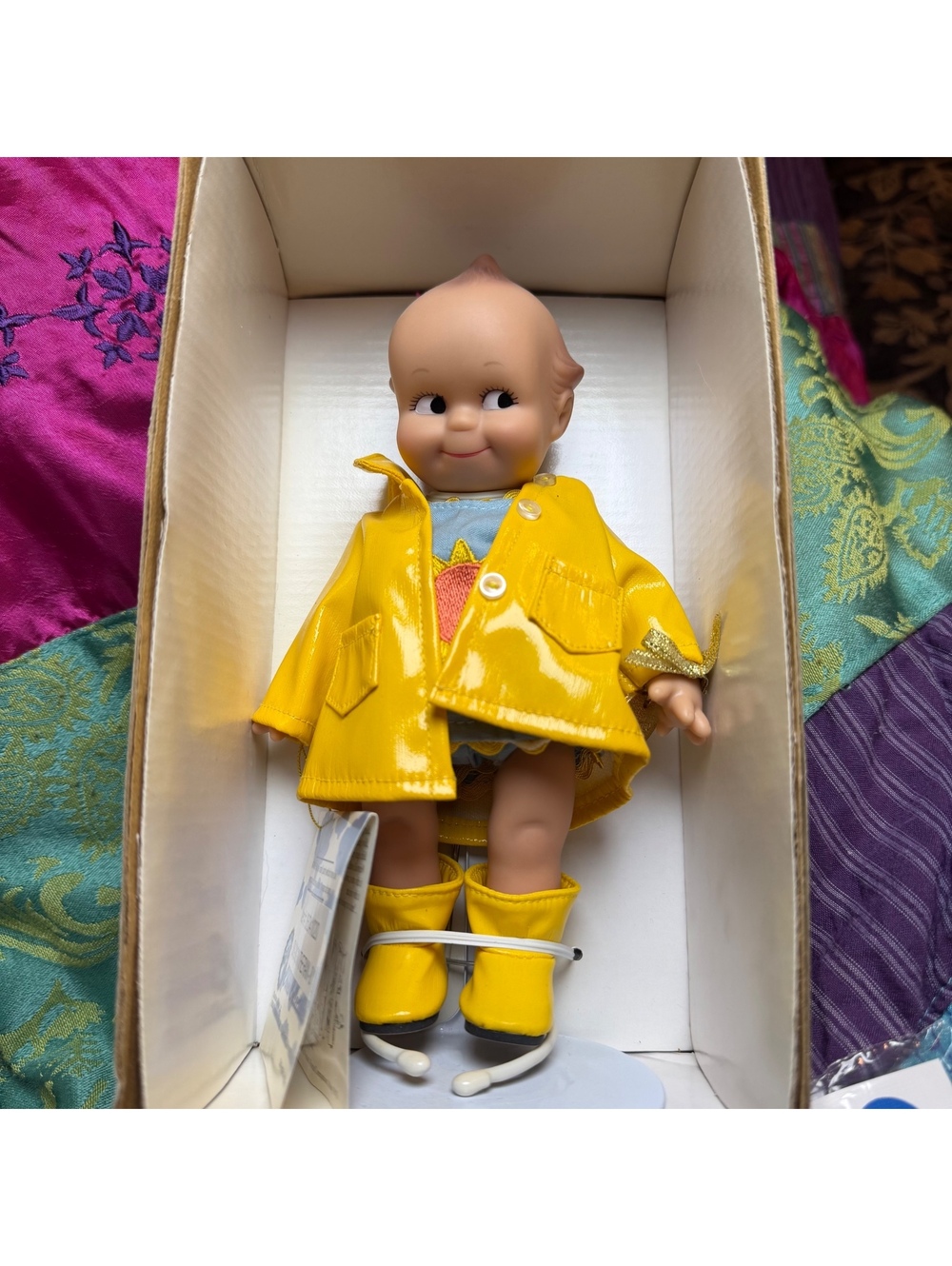 Kewpie Vintage Baby Doll 8” Singing In The Rain New With COA - Picture 2 of 7